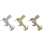 PIERCING OREILLES COLIBRI