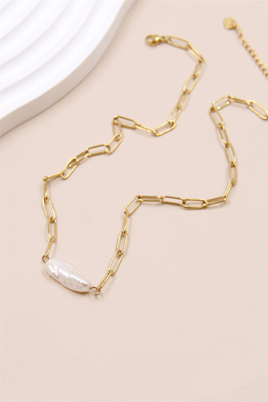 COLLIER PERLE SAUVAGE
