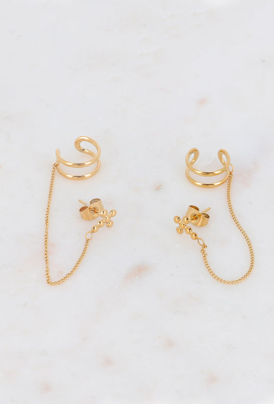 EAR CUFF  BOUCLES D’OREILLES MADDALENA