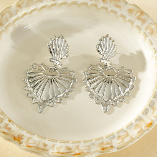 BOUCLES D’OREILLES COEUR EX VOTO