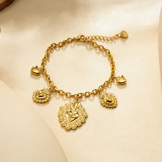 BRACELET COEUR EX VOTO