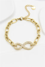 BRACELET INFINI STRASS