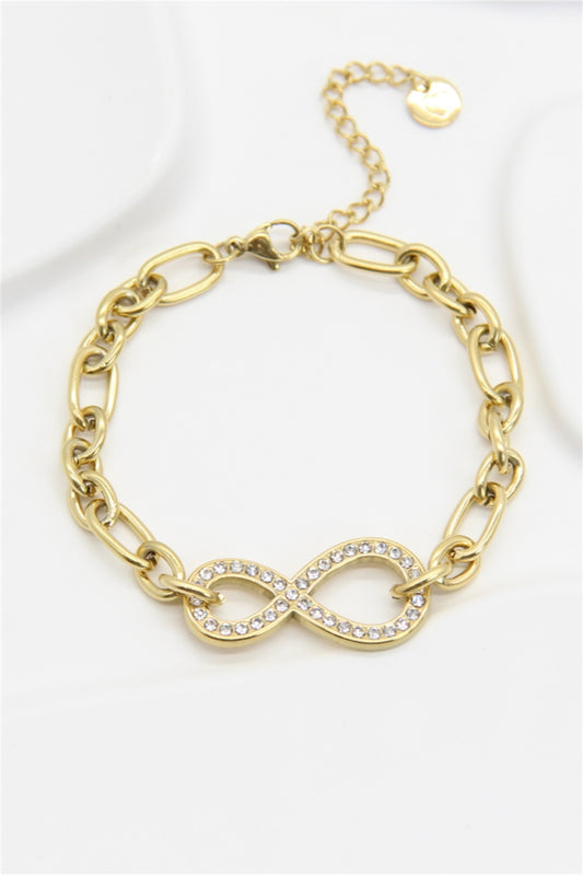 BRACELET INFINI STRASS