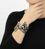 BRACELET JONC RÉSINE ASYM