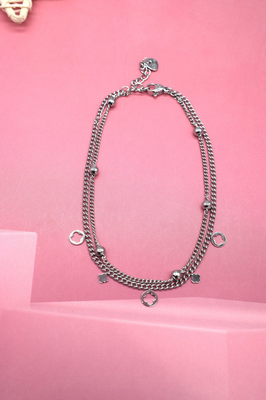 CHAÎNE DE CHEVILLE TRÈFLE