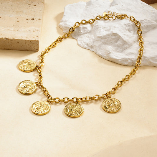 COLLIER BRELOQUES MIDDLE AGES