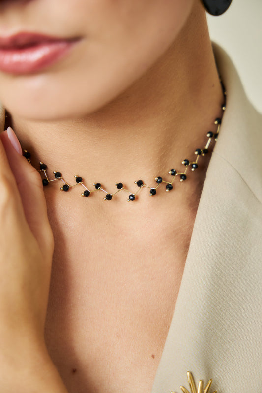COLLIER CHOKER NERO